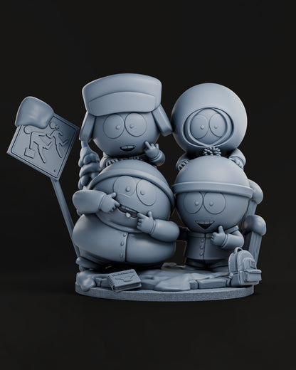 South Park Statue 3D-Printed Kit