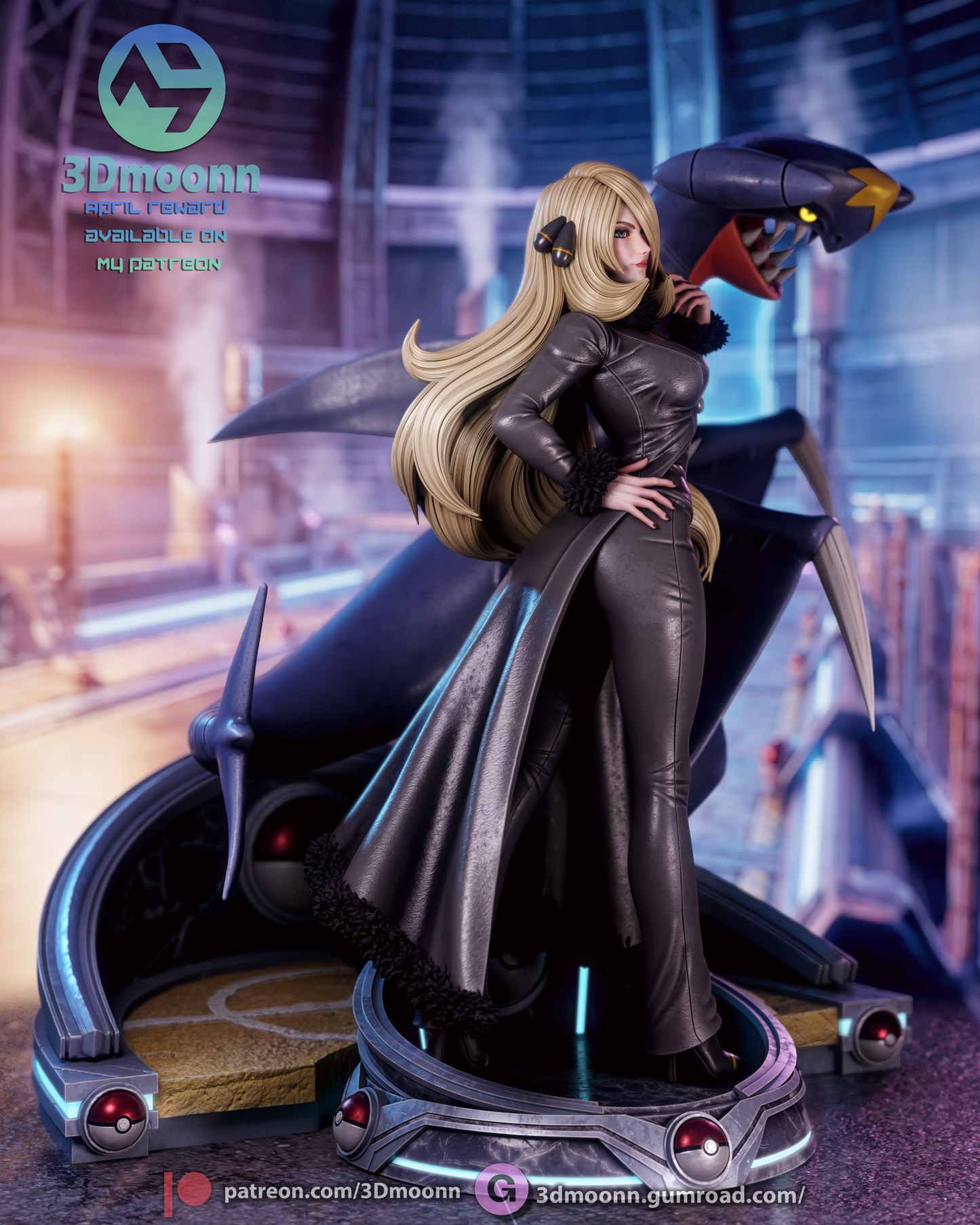 Cynthia Statue 3D-Printed Kit