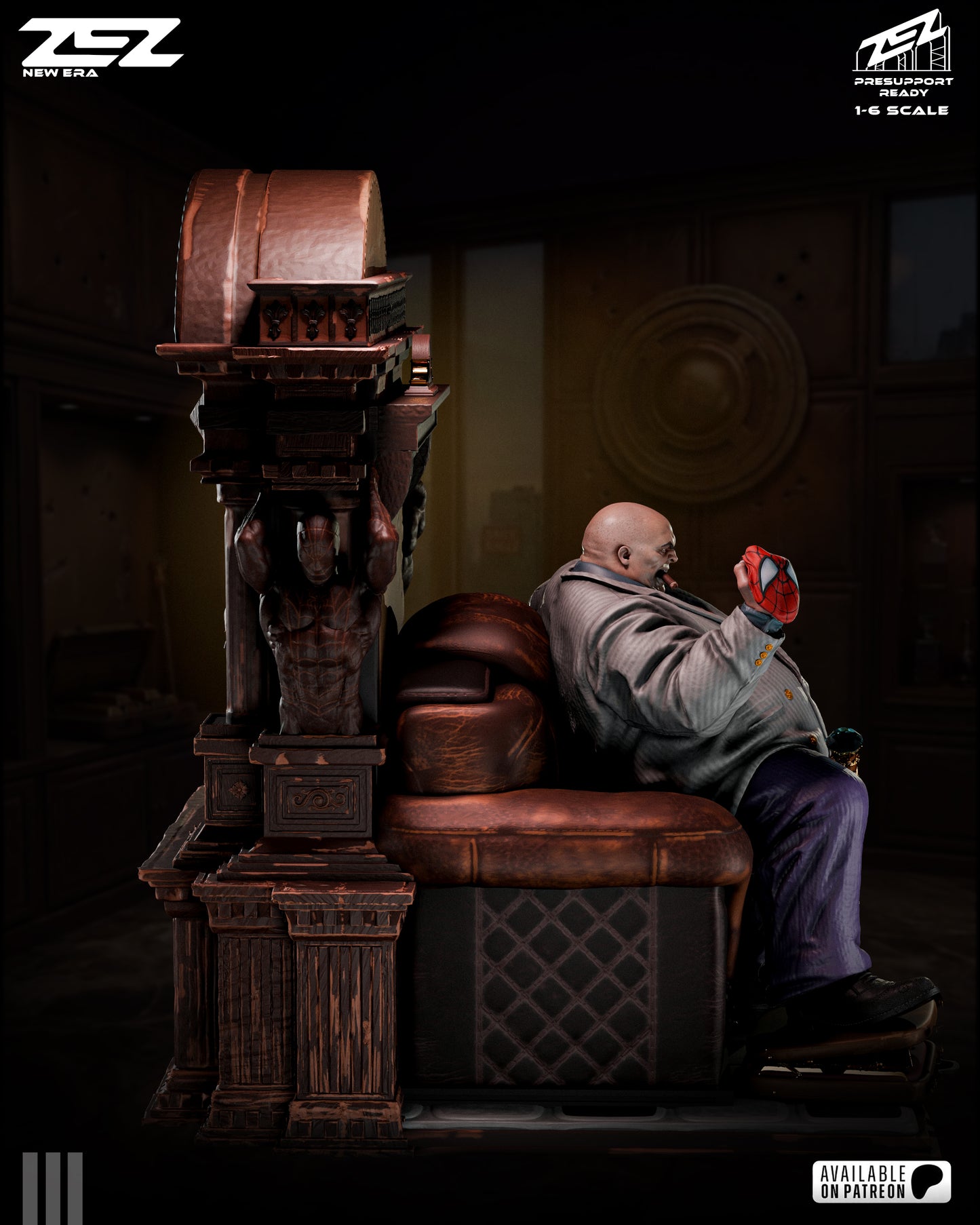 Kingpin Statue 3D-Printed Kit