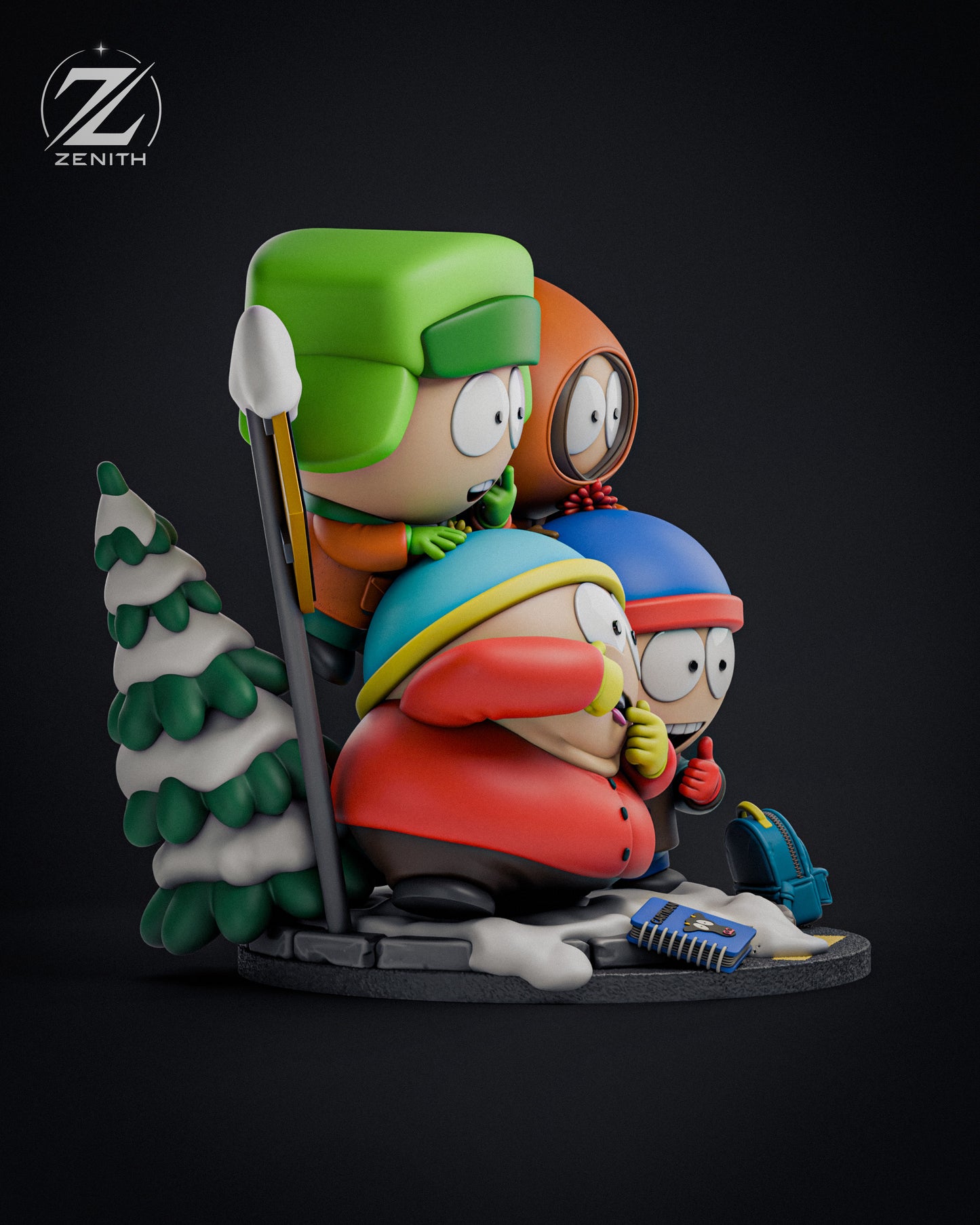 South Park Statue 3D-Printed Kit