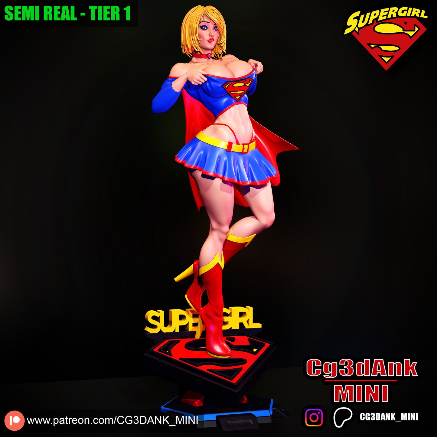 Supergirl Statue