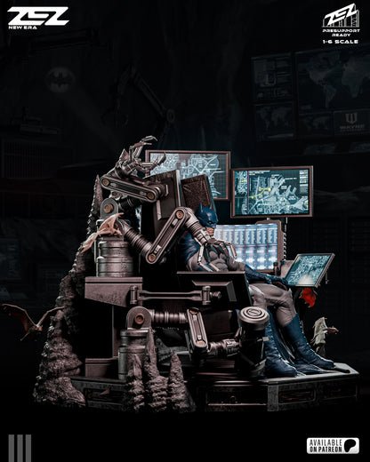 Batman (Throne) Statue 3D-Printed Kit