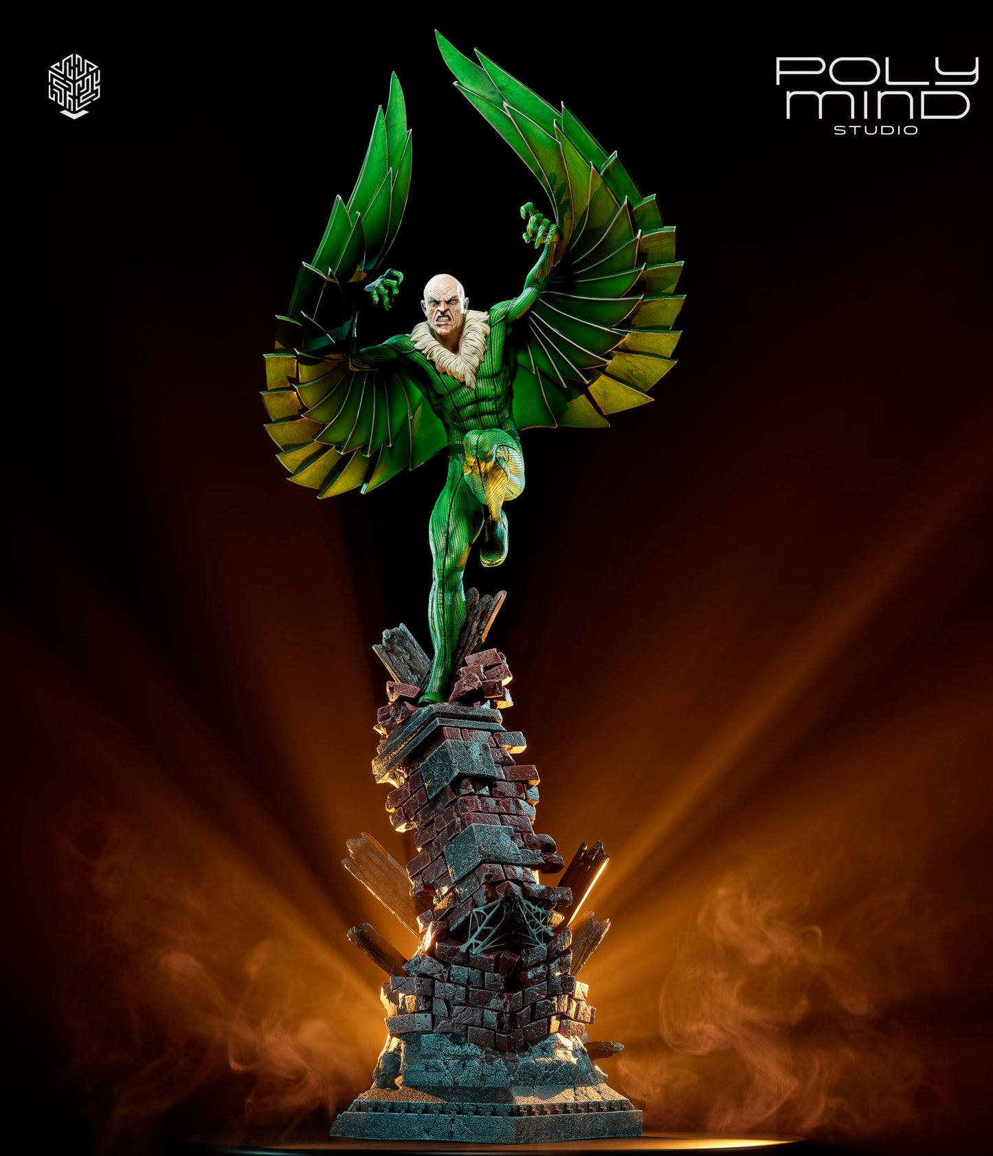 Volture Statue 3D-Printed Kit