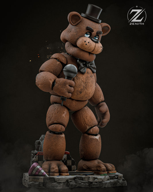 Freddy Fazbear Statue 3D-Printed Kit