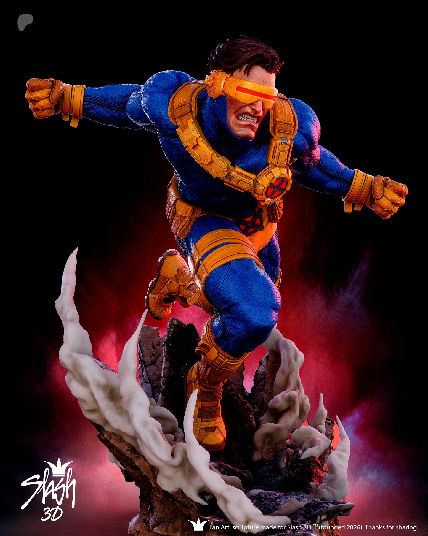 Cyclops Statue 3D-Printed Kit