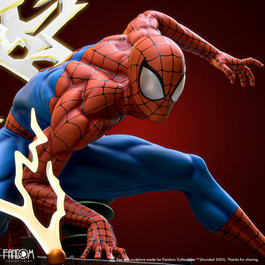 Spiderman Statue