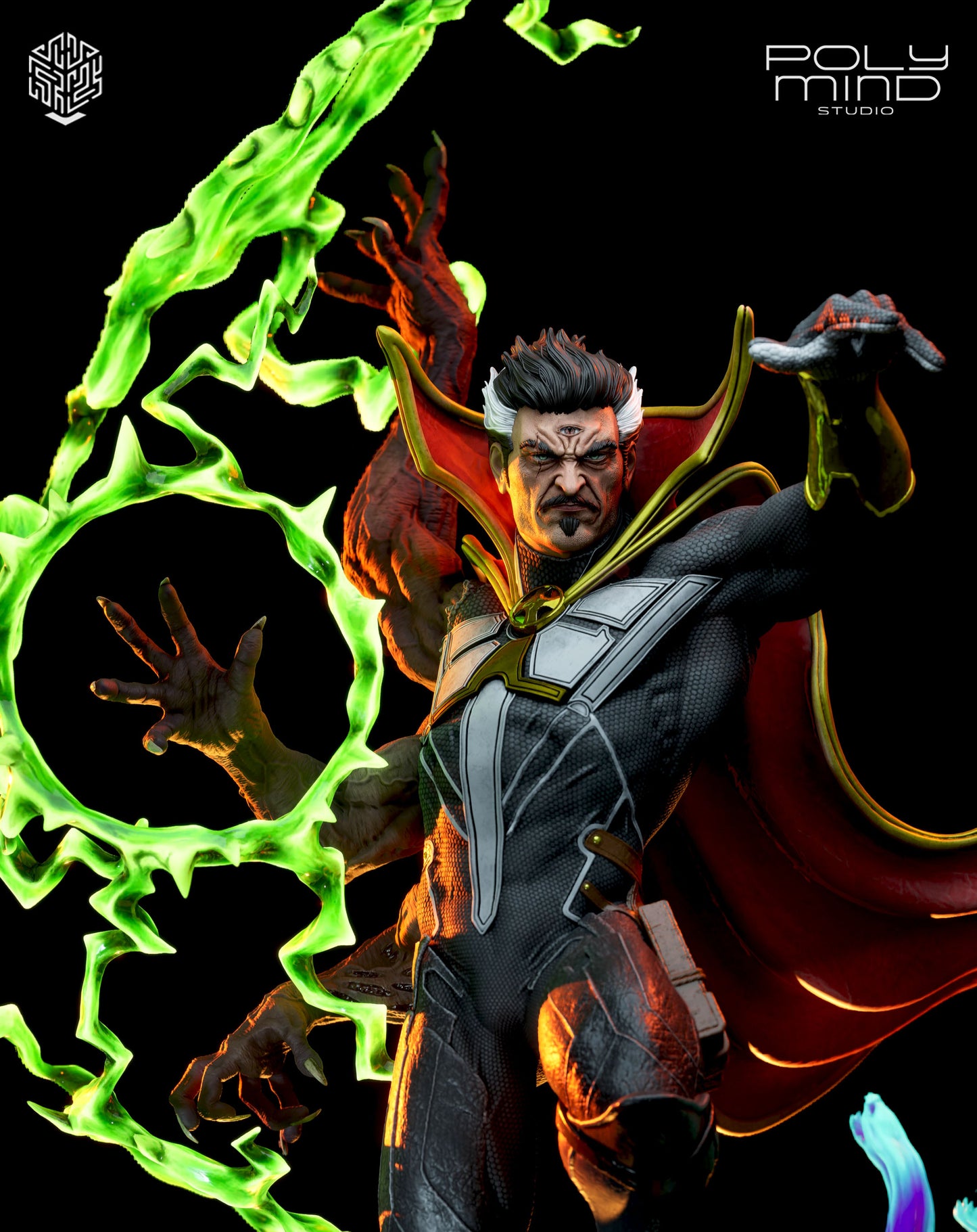 Dr. Strange Statue 3D-Printed Kit