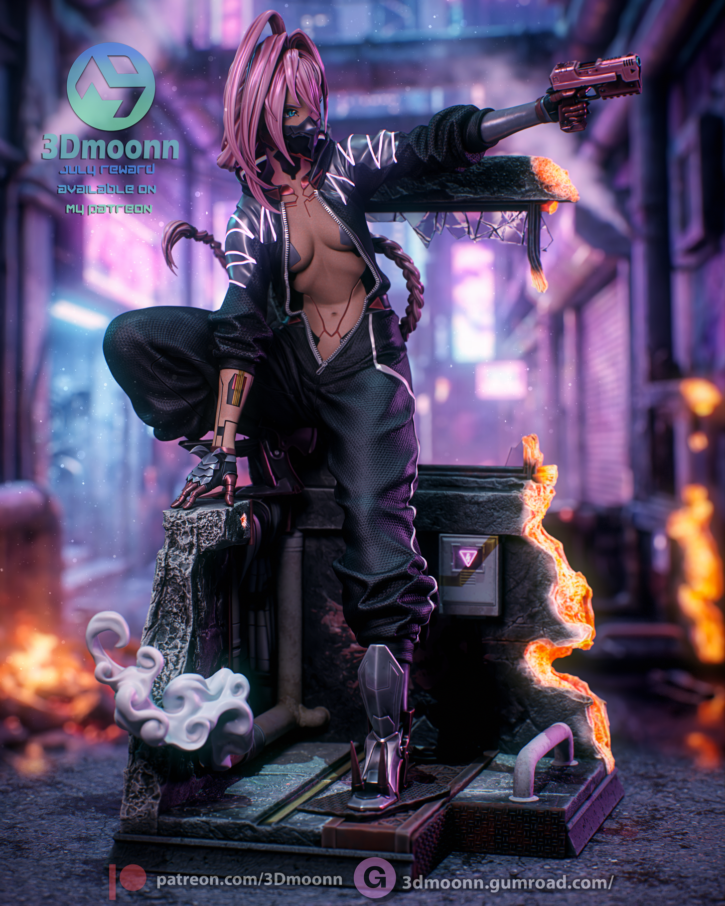 Talia Yang Statue 3D-Printed Kit