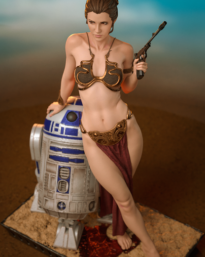 Princess Leia Statue 3D-Printed Kit