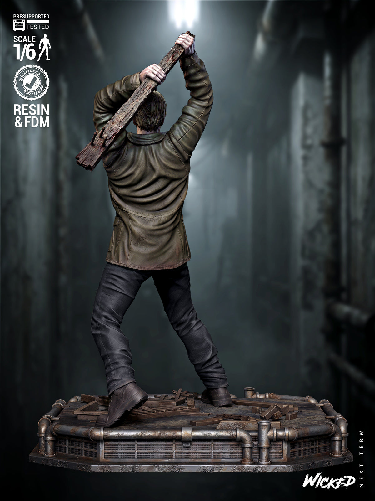 James Statue 3D-Printed Kit
