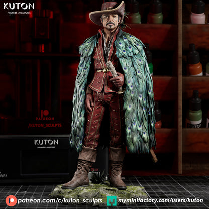 Juan Sanchez Villa Lobos Ramirez Statue 3D-Printed Kit