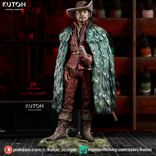Juan Sanchez Villa Lobos Ramirez Statue 3D-Printed Kit