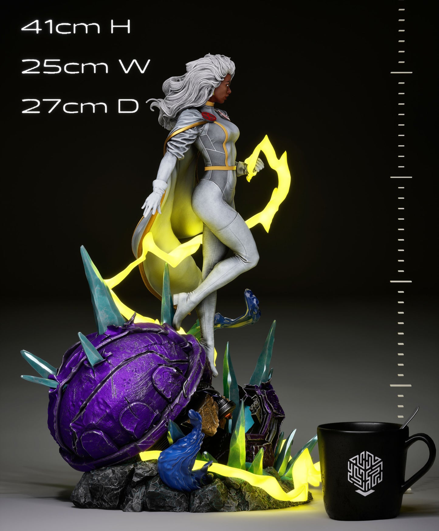 Storm Statue 3D-Printed Kit