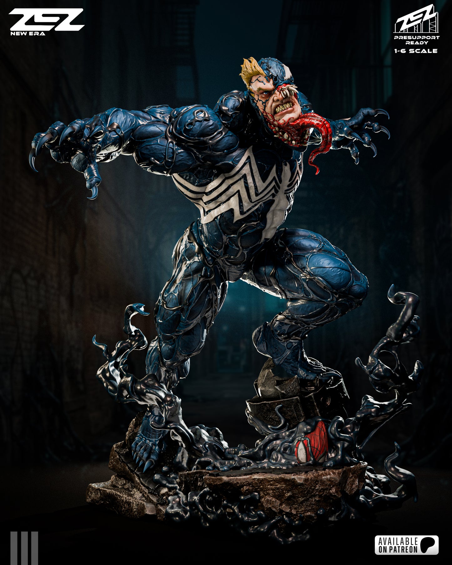 Venom Statue 3D-Printed Kit