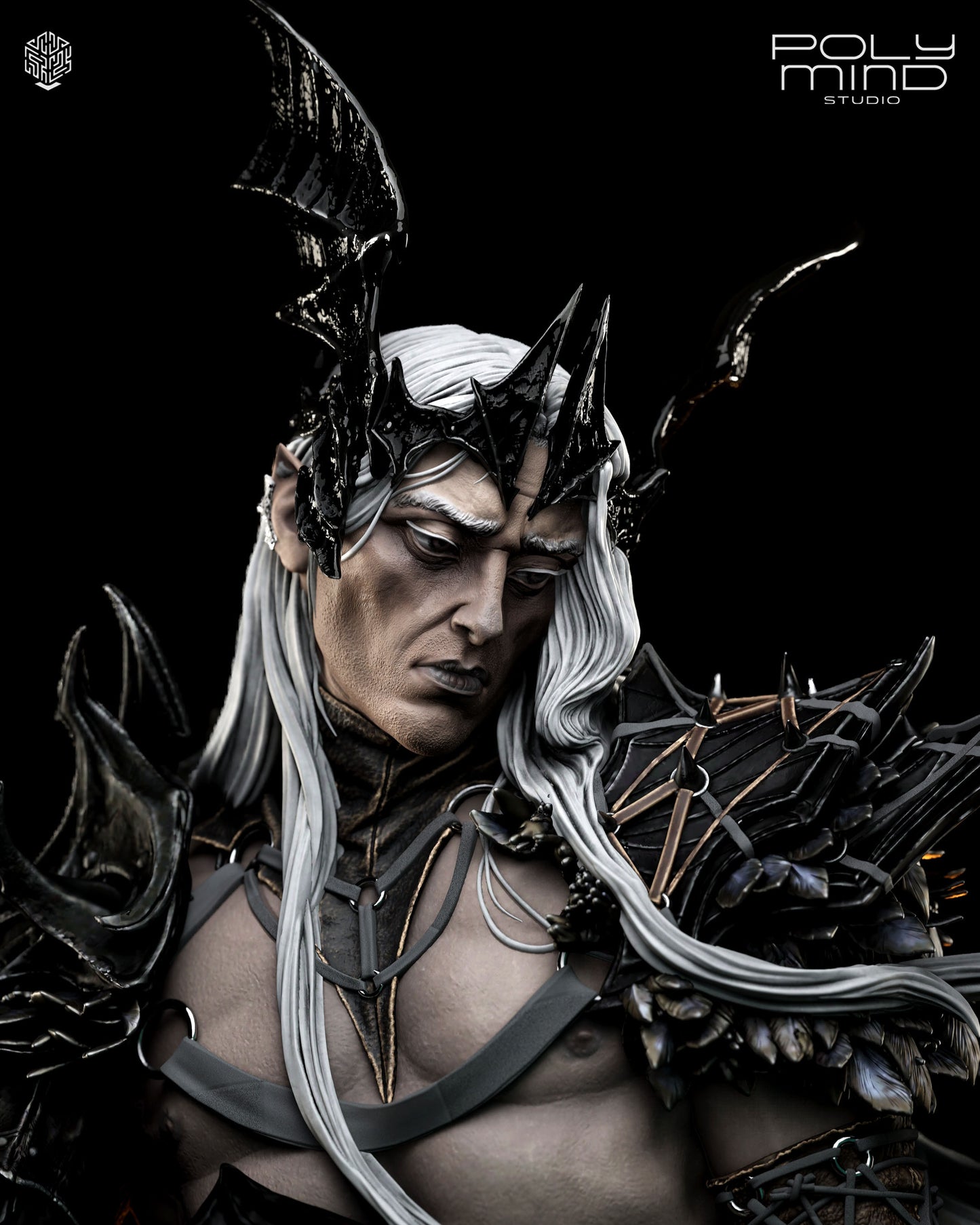 Elf King Statue 3D-Printed Kit