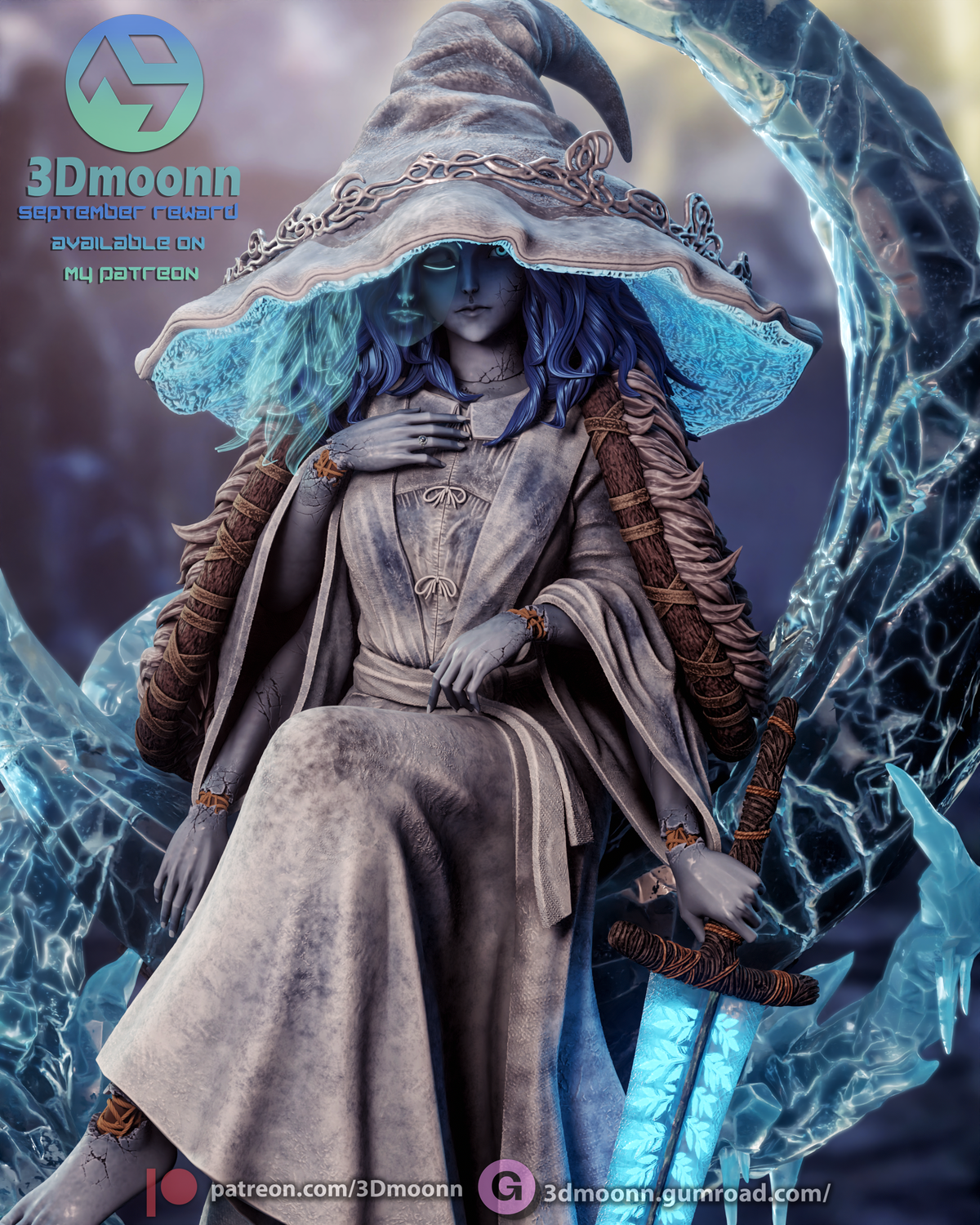 Ranni The Witch 3D-Printed Kit