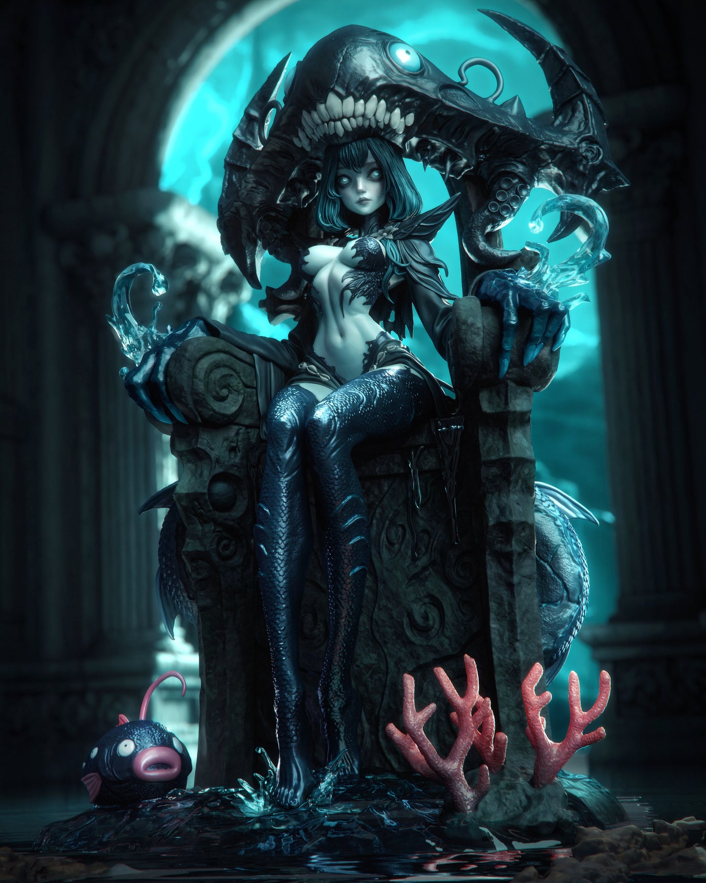 Azashara Statue 3D-Printed Kit