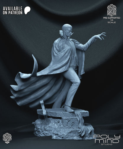 Dracula Statue 3D-Printed Kit
