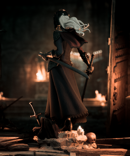Yuria Of Londor Statue 3D-Printed Kit