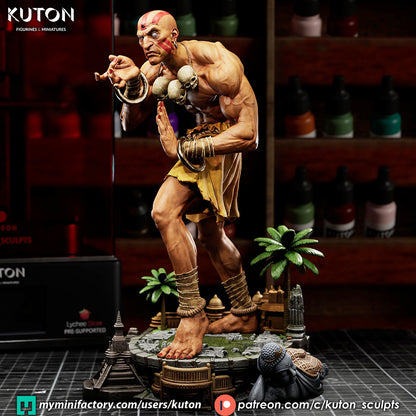 Dhalsim Statue 3D-Printed Kit