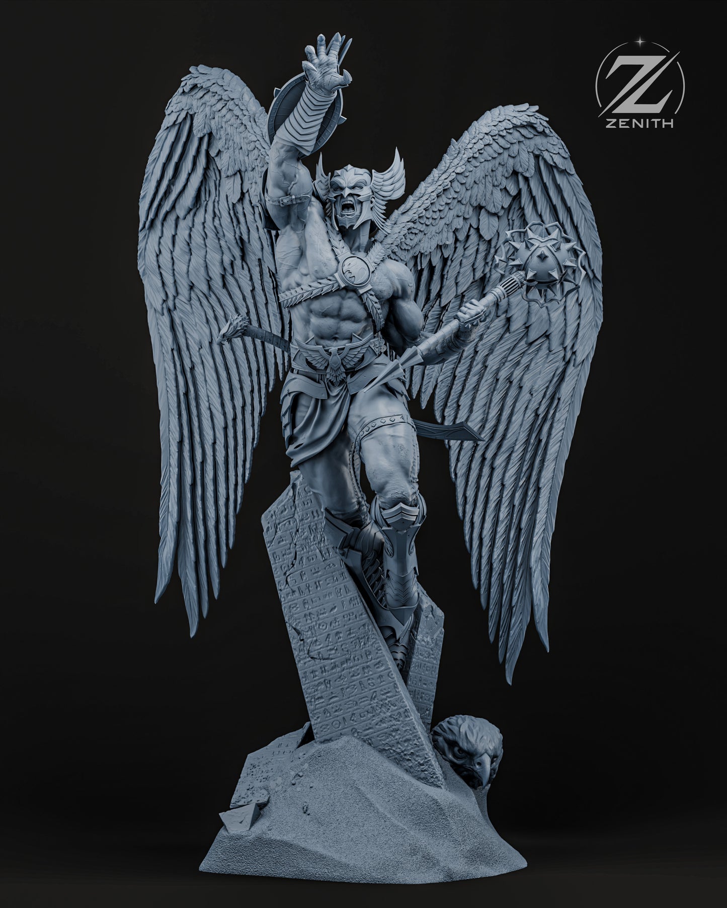 Hawkman Statue 3D-Printed Kit