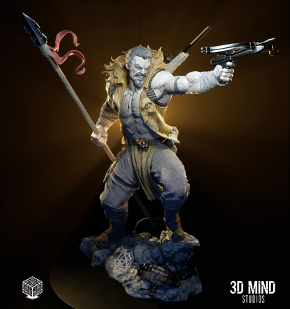 Kraven Statue 3D-Printed Kit