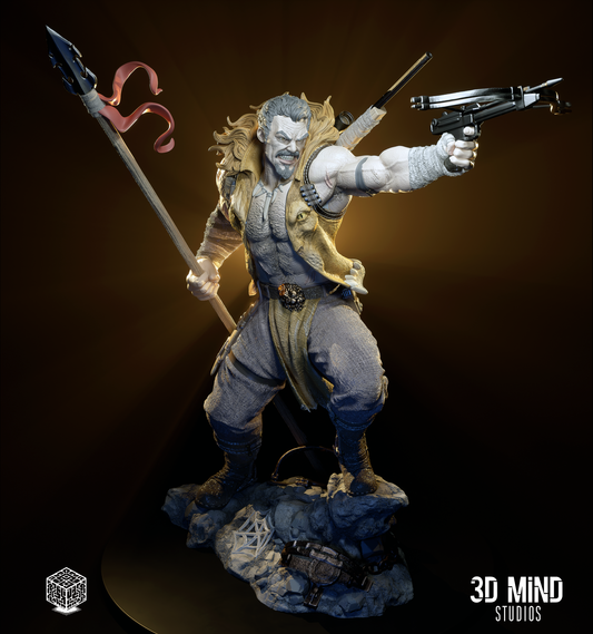 Kraven Statue 3D-Printed Kit
