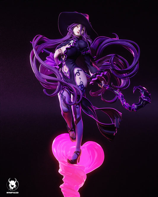 Dark Mage Statue 3D-Printed Kit