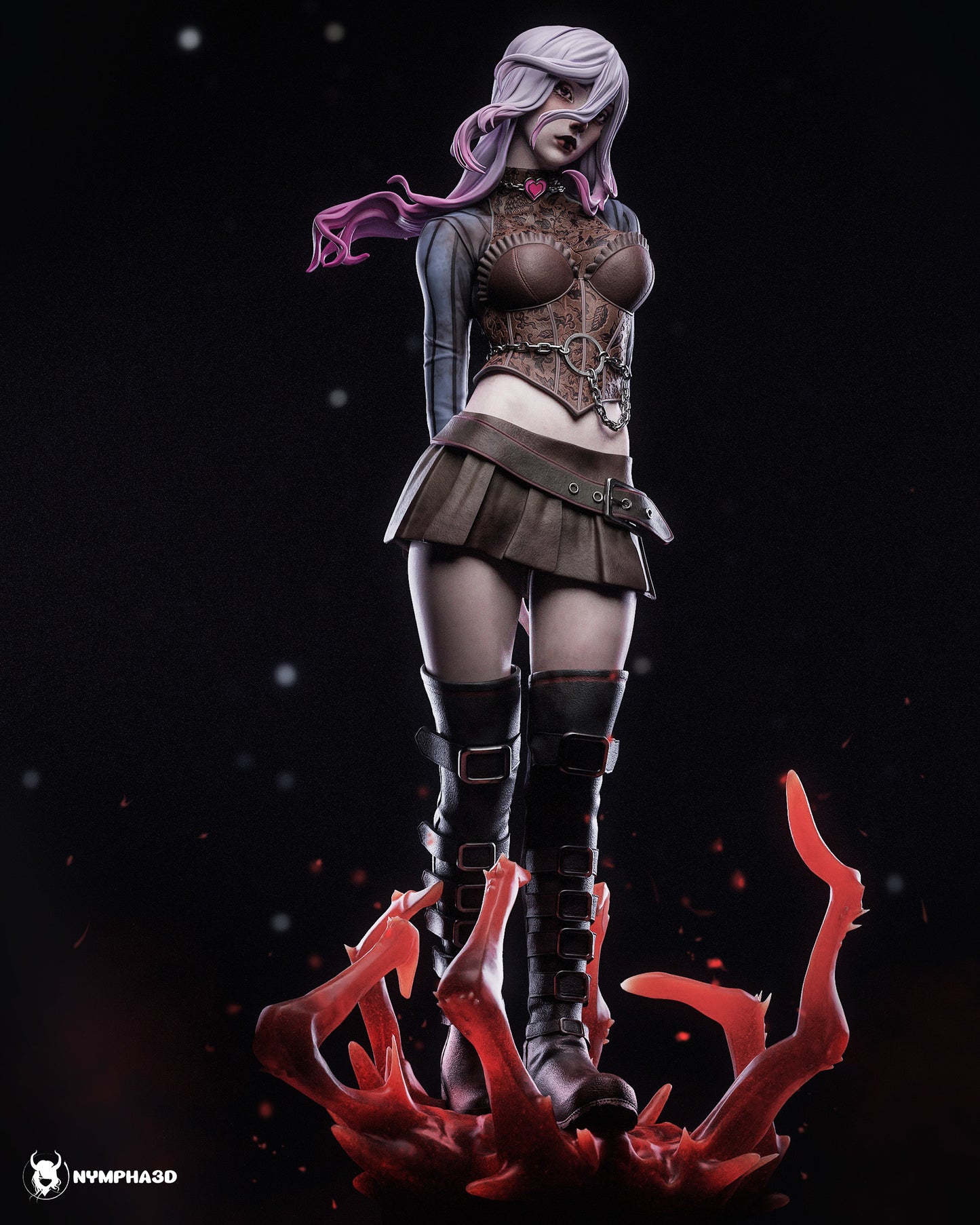 Sable Ward Statue 3D-Printed Kit