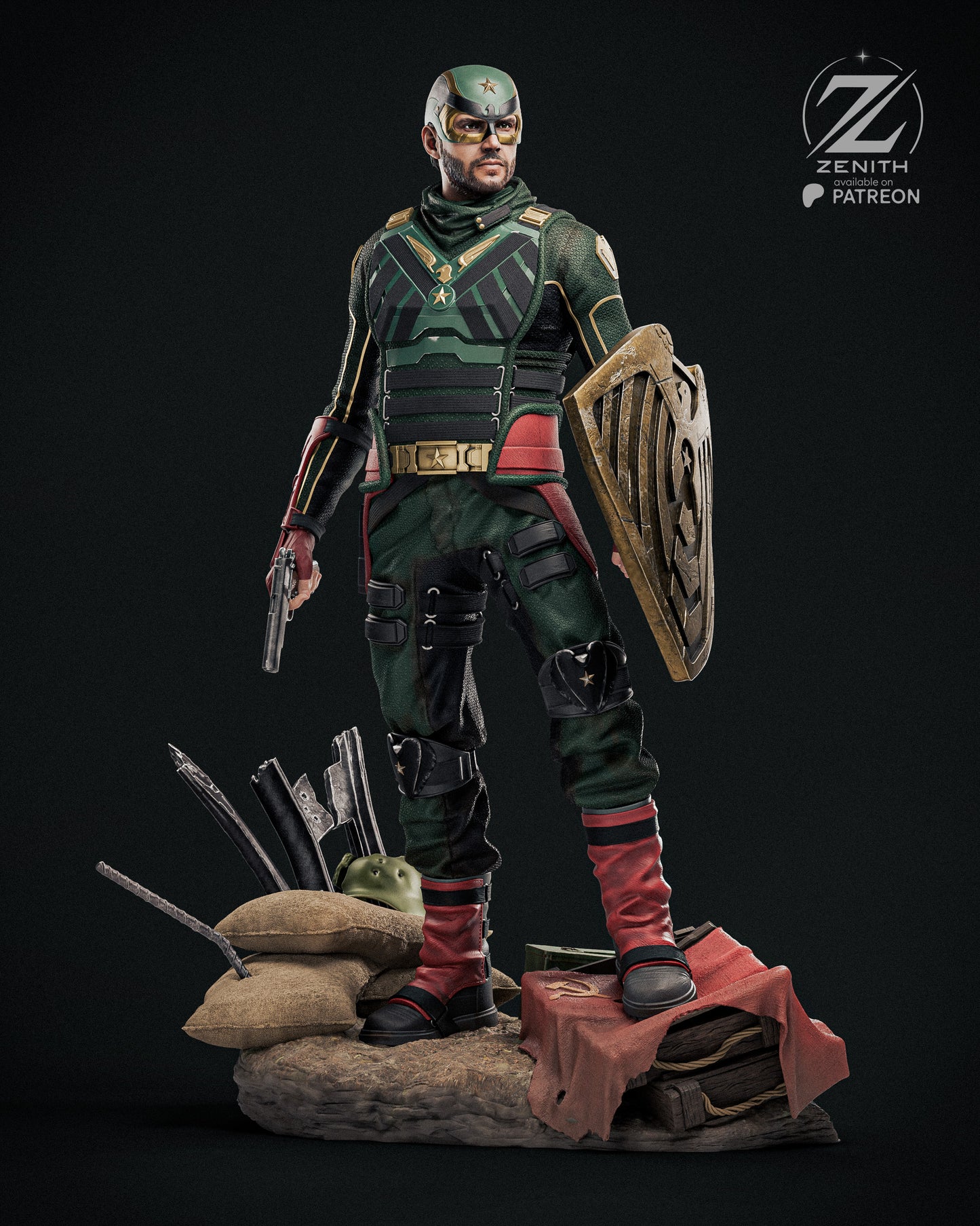 Soldier Boy Statue 3D-Printed Kit