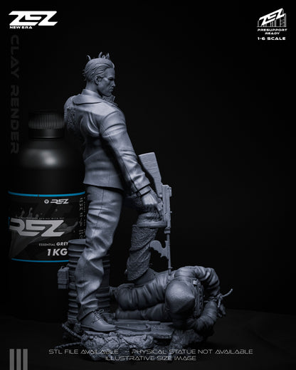 Two Face Statue 3D-Printed Kit