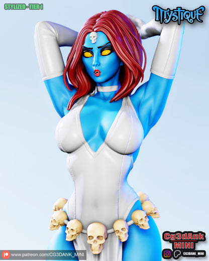 Mystique Statue 3D-Printed Kit
