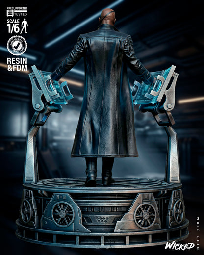 Nick Fury Statue 3D-Printed Kit