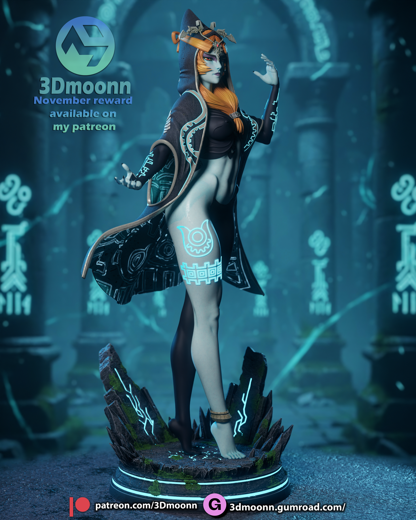 Midna - Zelda Twilight Princess Statue