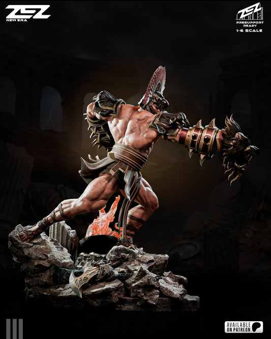 Hercules Statue 3D-Printed Kit