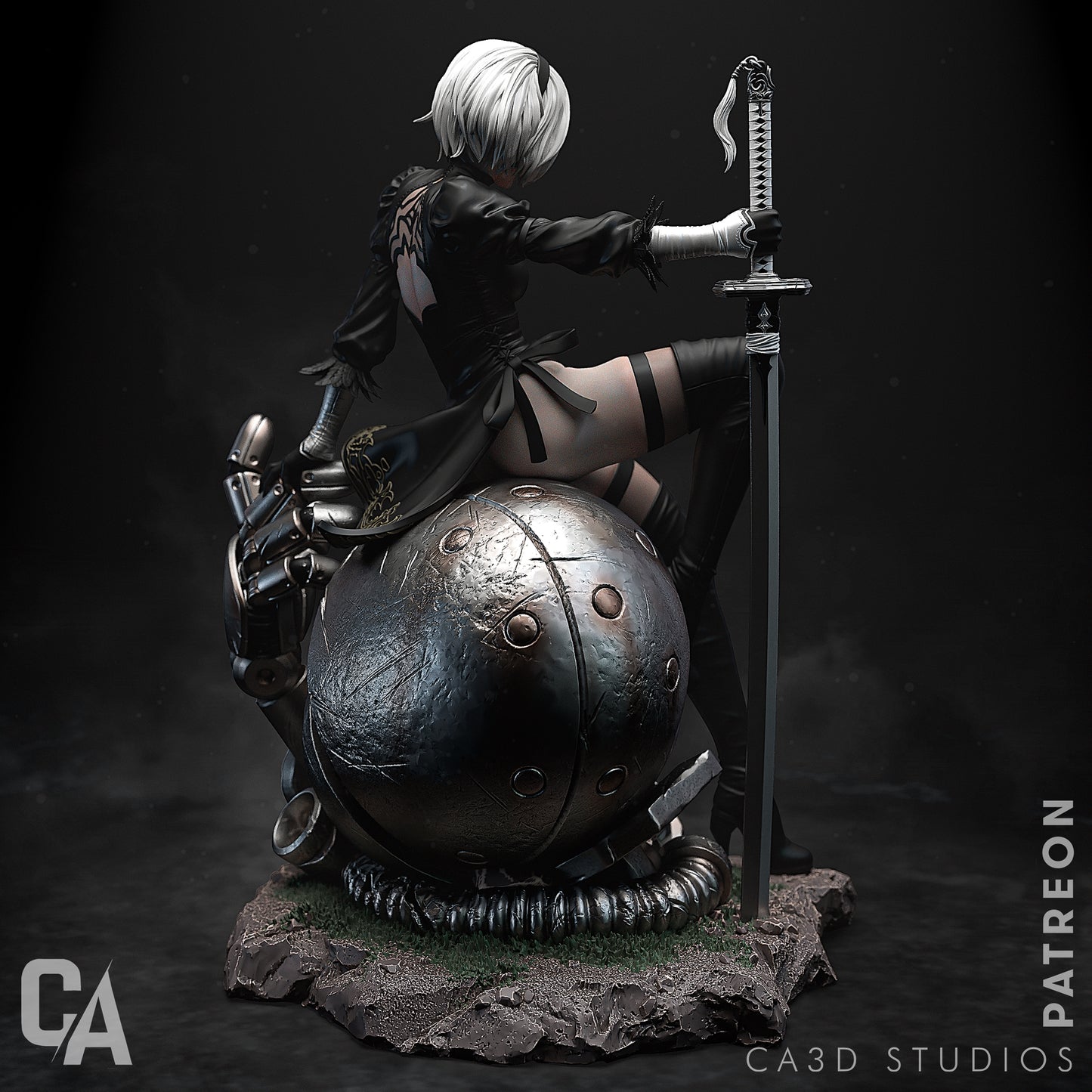 2B Statue