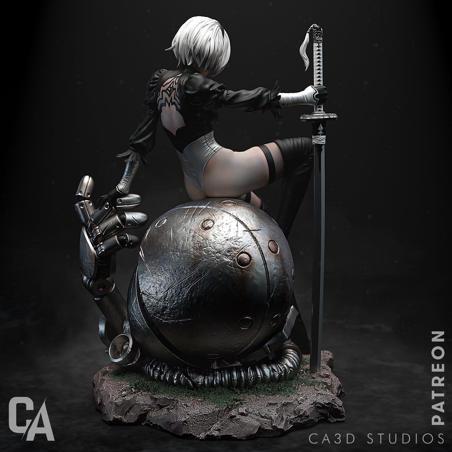 2B Statue