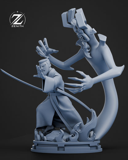 Samurai Jack Statue 3D-Printed Kit