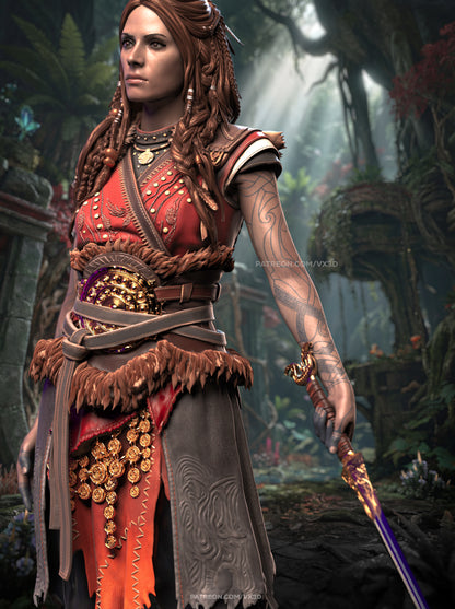 Freya Statue 3D-Printed Kit