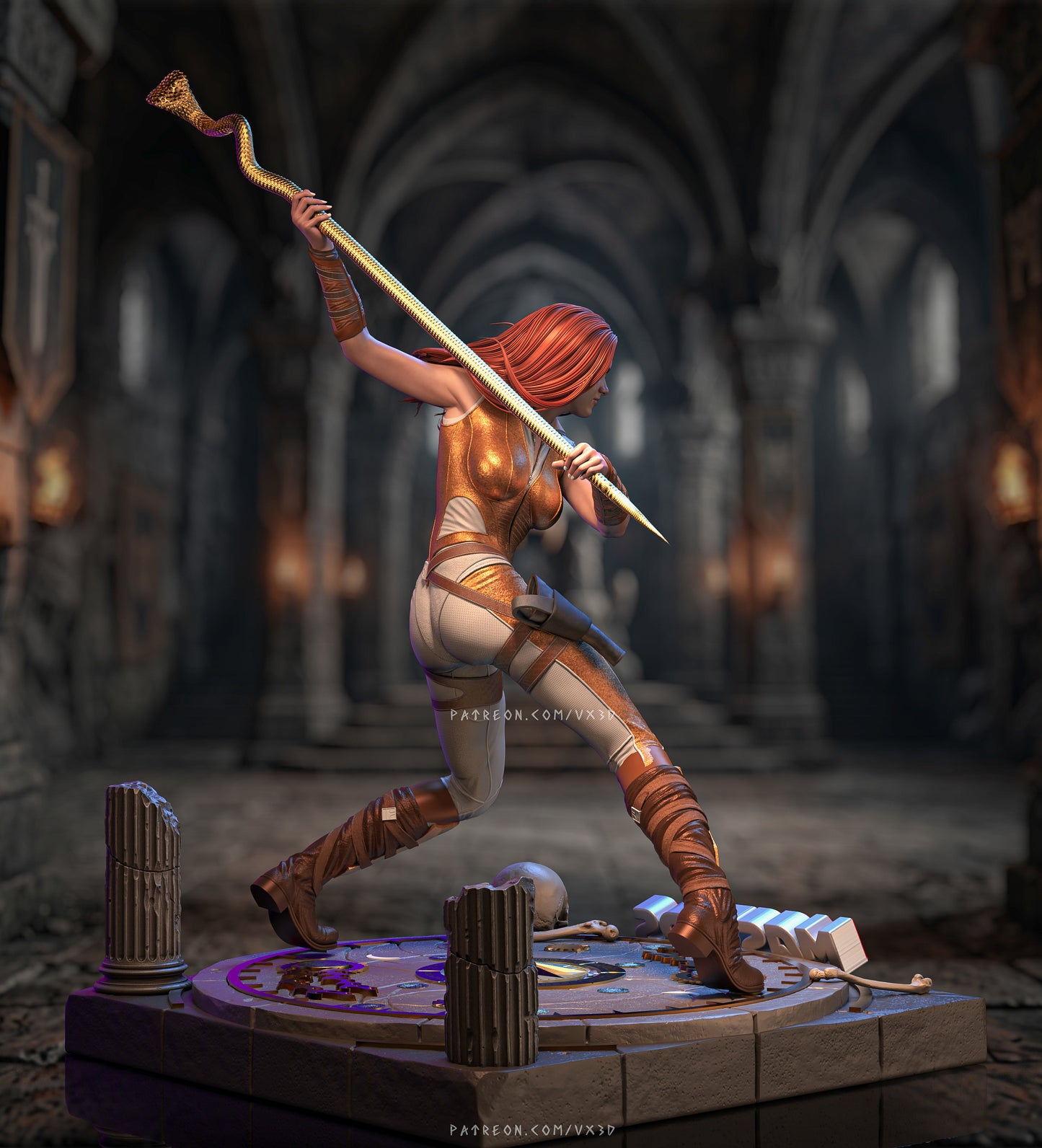 Teela Statue 3D-Printed Kit