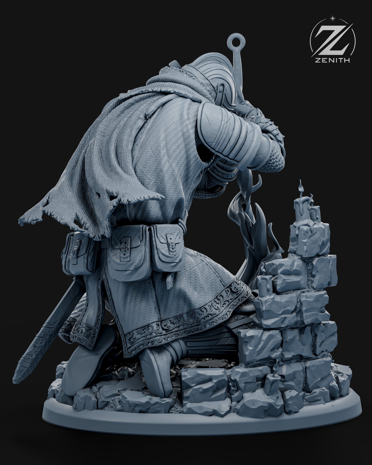 Dark Souls Statue 3D-Printed Kit