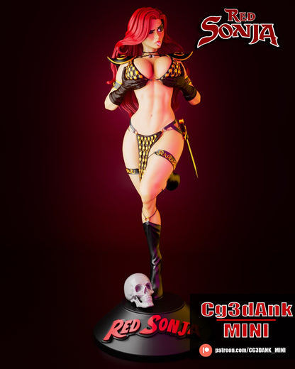 Red Sonya Statue