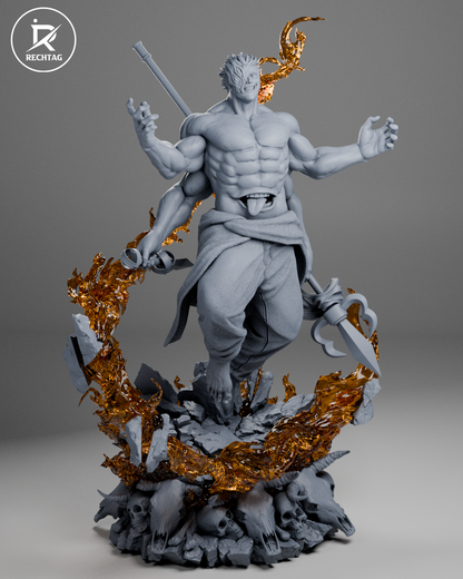 Ryomen Sukuna Statue 3D-Printed Kit