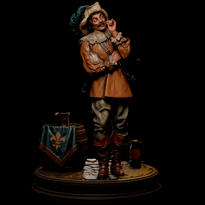 Musketeer Statue 3D-Printed Kit