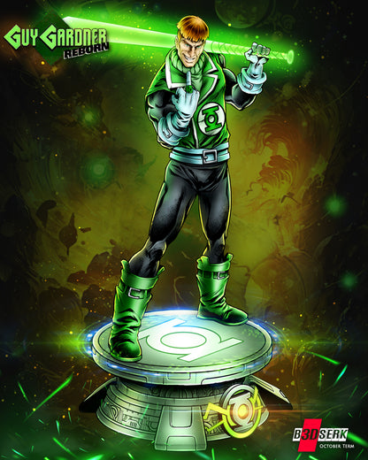 Guy Gardner Statue 3D-Printed Kit