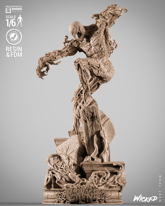 Carnage Statue 3D-Printed Kit