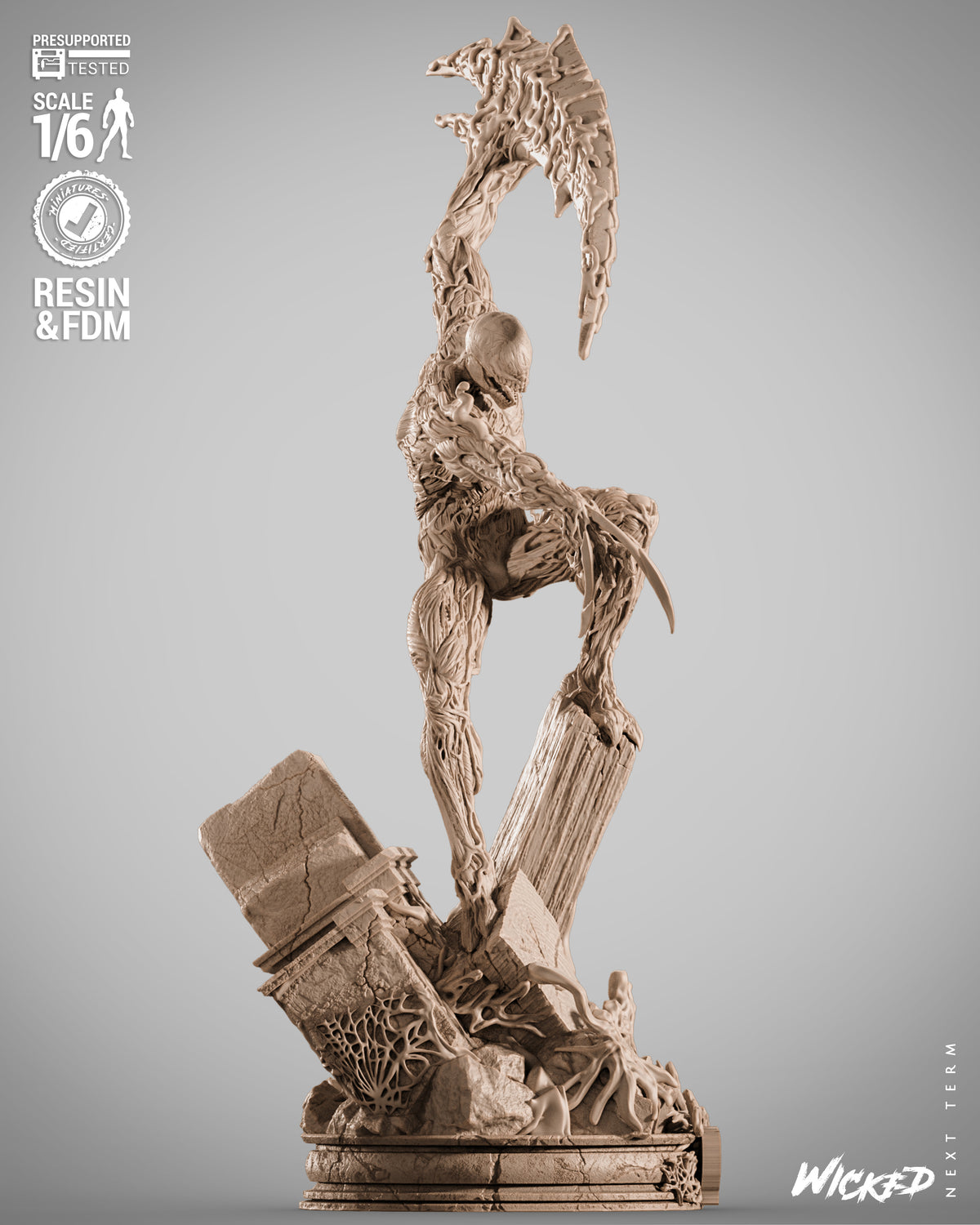 Carnage Statue 3D-Printed Kit