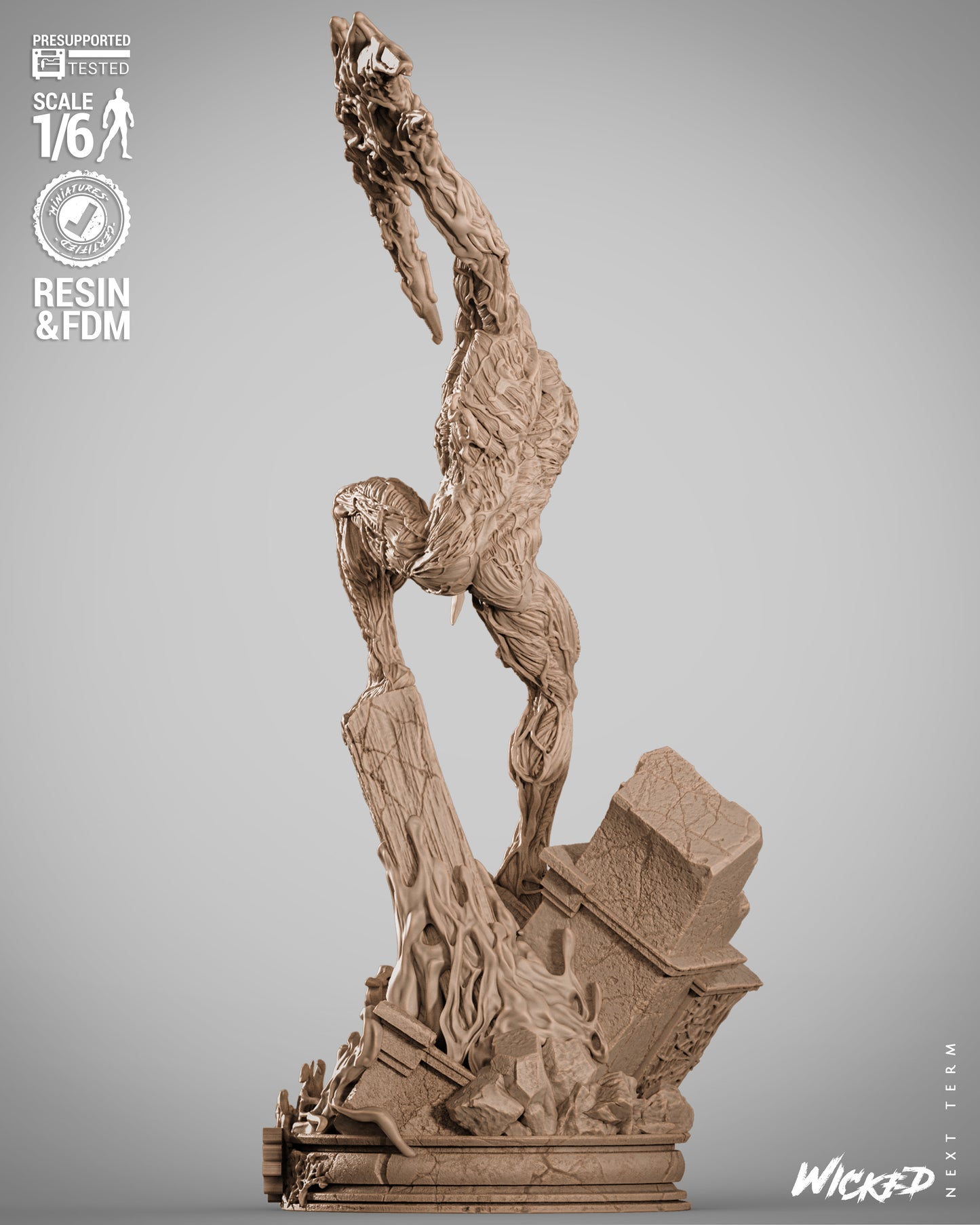 Carnage Statue 3D-Printed Kit