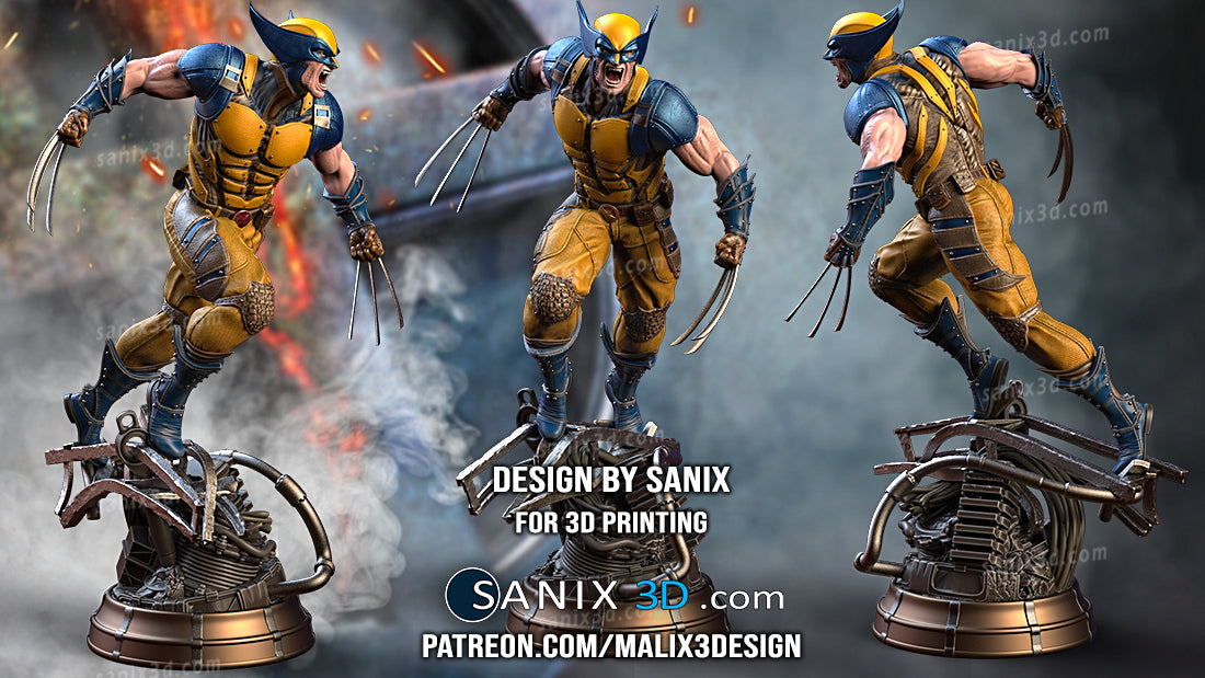 Wolverine Statue