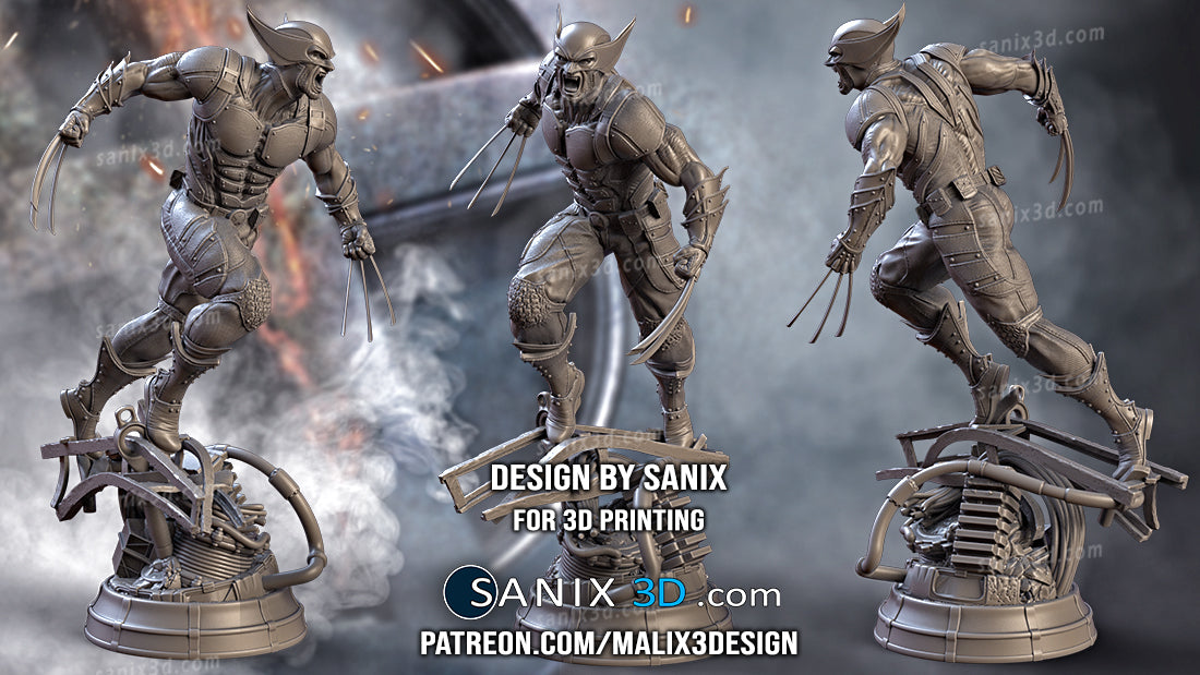 Wolverine Statue